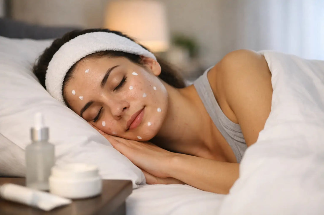 How to Sleep With Acne Treatment On
