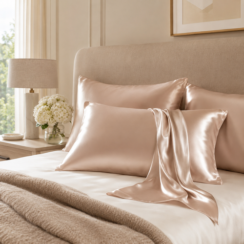 Luxury Satin Body Pillowcase with Envelope Closure Large